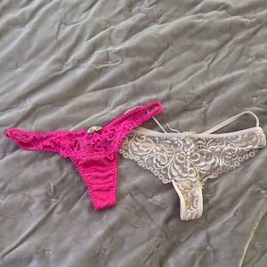 Victorias secret Lace Thong Set